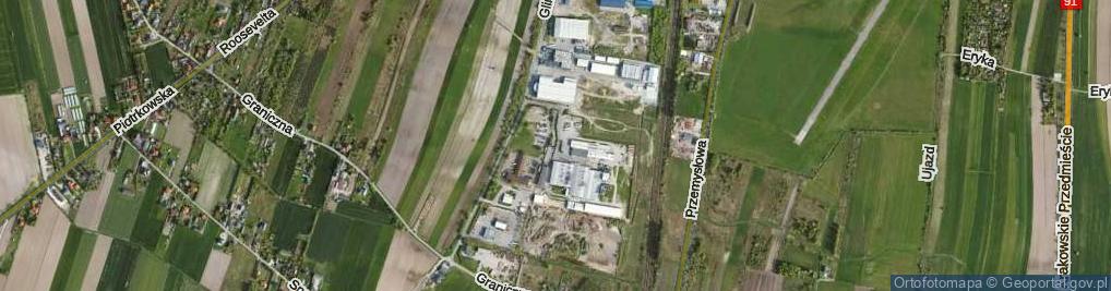 Zdjęcie satelitarne Browarna ul.